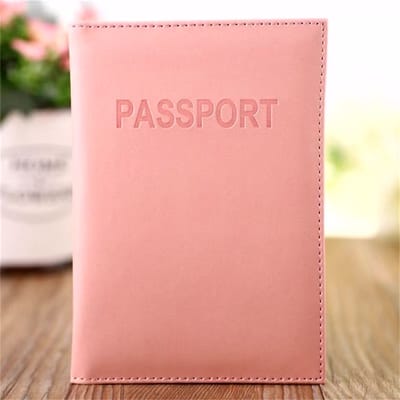 CHPN - Paspoorthoes - Hoesje voor paspoort - Roze - KunstLeder - Paspoorthouder - Paspoort Hoesje - Cover - Mapje - Reismapje