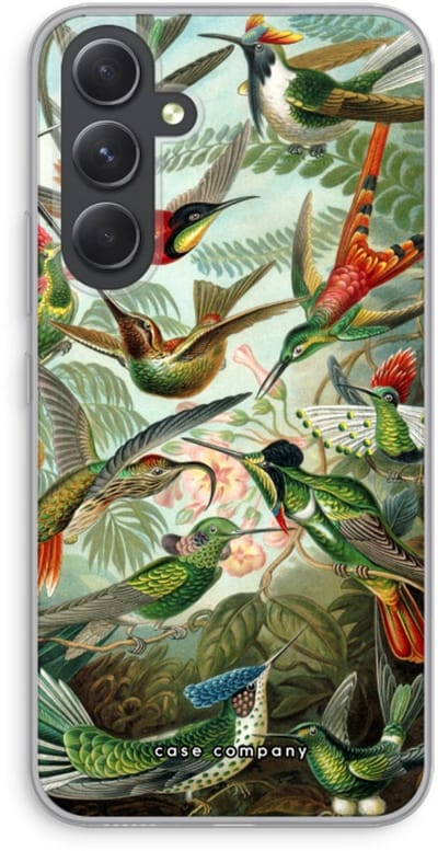 Case Company® - Hoesje geschikt voor Samsung Galaxy A54 hoesje - Haeckel Trochilidae - Soft Cover Telefoonhoesje - Bescherming aan alle Kanten en Schermrand