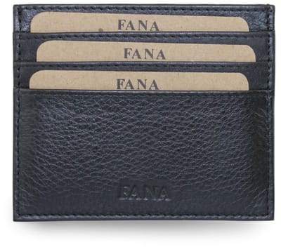 Fana Bags Platte Pasjeshouder Echt Leer - Kaarthouder / Creditcardhouder - Platte Portemonnee - RFID - Pasjes + Briefgeld Houder