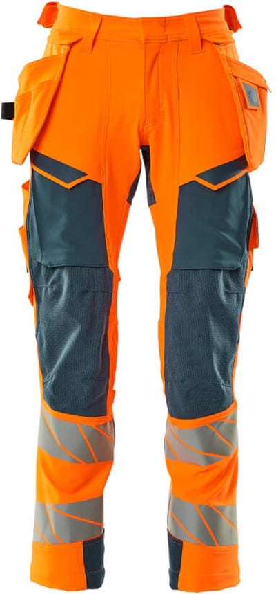 Mascot Accelerate Safe Broek met spijkerzakken 19031-711 - hi-vis oranje/donkerpetrol - C46 - 76