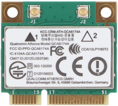 Solidchoice - Dailygoody WiFi-kaart - 1200 Mbps - Dual Band - Mini PCI-E - Draadloze verbinding - Geschikt voor Windows 7, 8, 10