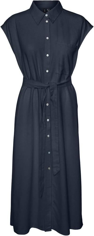 VERO MODA - VMMYMILO SL CALF SHIRT DRESS WVN GA - Dames - Maxi jurken
