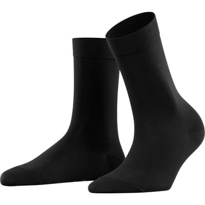 Falke Cotton Touch Women Sokken Zwart 47105/3000