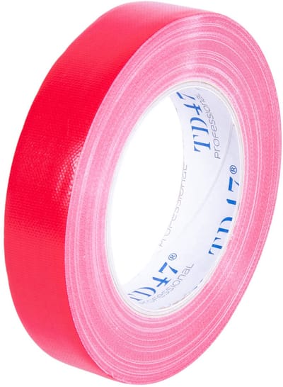 TD47 Professional Gaffa Tape 25mm x 25m Rood