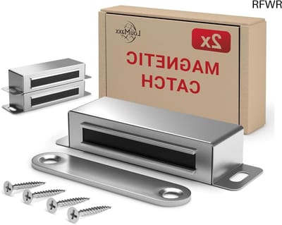 RFWR® Sterke Magneetsnapper voor Deuren - Set van 2 Stuks - Roestvrij Staal - Duurzaam en Veelzijdig