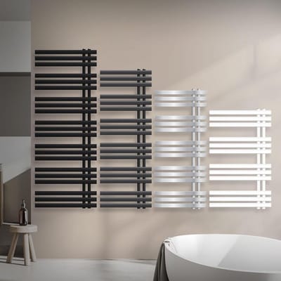 Design Badkamerradiator - Handdoekwarmer Paneelradiator - Badkamer Verwarmen - Gemakkelijk te Reinigen - 500 x 1200 mm - Wit