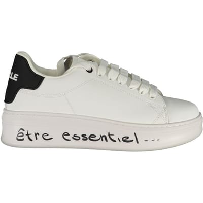 Gaelle Paris Bianco Polyurethaan Dames Sneakers