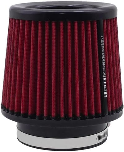 Allecto - Universele luchtfilter - Koudluchtfilter - Wasbaar en herbruikbaar - 76 mm 89 mm 101 mm - Hoogwaardige luchtfilter - Verbeter je motorpre...