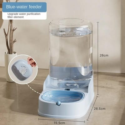 Nieuw Ontwerp Automatische Huisdier Voerbak en Waterdispenser Grote Capaciteit Kom voor Honden en Katten Huisdierbenodigdheden feeding water feeder gray
