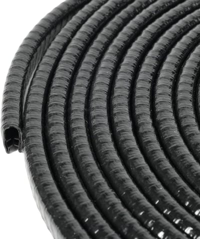Flexibele rubberen randbeschermer voor platen (1-2 mm) - perfect voor autodeurbescherming, deurafdichtingen en knutselprojecten, 5 m lengte (5.2 mm) voor veelzijdig gebruik