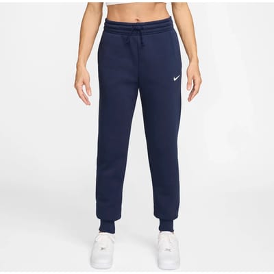 Nike Sportswear Broeken Dames - Blauw - Maat 42 - Katoen Jersey