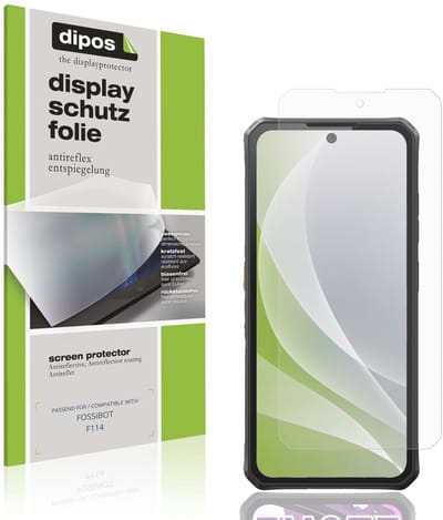 dipos – 4x Matte Beschermfolie geschikt voor FOSSiBOT F114 | Krasbestendige & antireflecterende Screenprotector Ultra-Thin