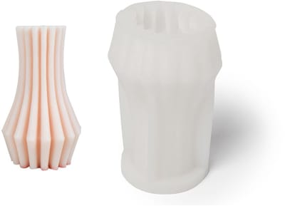 TopWosk Serie - Siliconen Mal voor Kaarsen - Zuil Pilaar - 123x76 mm