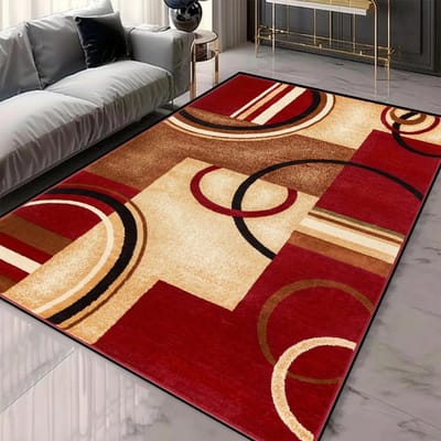 Tapijt met geometrisch patroon in Scandinavische stijl Woonkamer 120*160cm Groot kamerkleed Machinewasbaar Antislip Europees Tatamimat 120*160cm