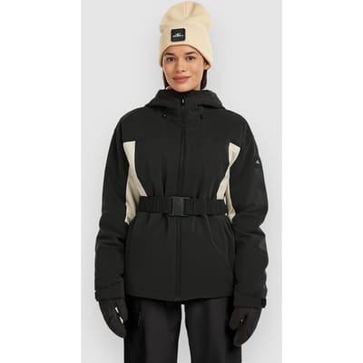 O´neill Fwc Cruz Hybrid Belted Snow Jas Zwart M Vrouw