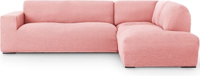 Belmarti Milos bankhoes chaise longue rechts 250-270 cm - roze