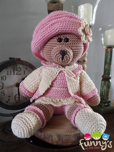 Haakpakket Funny bear Mary v3