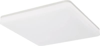 LED Plafondlamp - Plafondverlichting - Badkamerlamp - Opbouw Vierkant 30W - Waterdicht IP54 - Helder/Koud Wit 6400K - Mat Wit - Kunststof