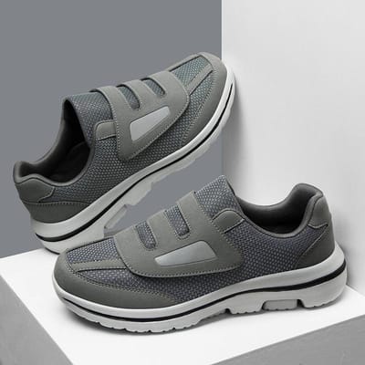 Brede Teensneakers voor Dikke Voet Diabetesschoenen Damesschoenen Hallux Valgus Bunion Orthopedie Gezwollen Voeten Duim Eversie Voetbovenwerk 42 black