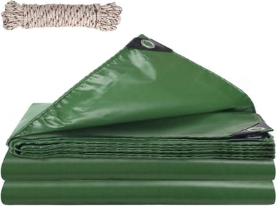 Afdekzeil - Beschermzeil Tuin - Bescherming Buiten - Waterdicht UV-bestendig - 3 x 5 meter - Groen
