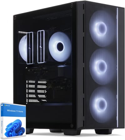 Sedatech Advanced Gaming PC ATX • Intel i5-12400F 6x 2.5GHz • Geforce RTX5070 • 32Gb DDR5 • 2Tb SSD M.2 • WiFi • Bluetooth, USB C • Windows 11 • Desktop computer