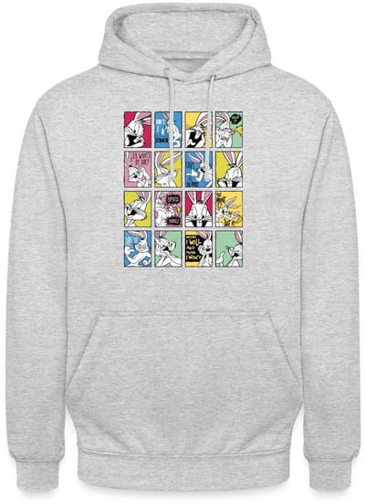 Looney Tunes Bugs Bunny Tiles Hoodie Unisex