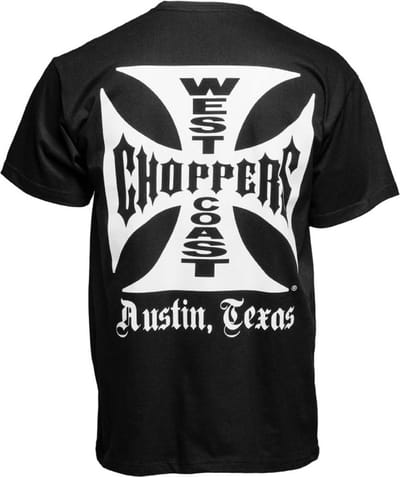 WCC West Coast Choppers Heren-T-shirt Og Classic Atx Tee WCCTS0006ZW