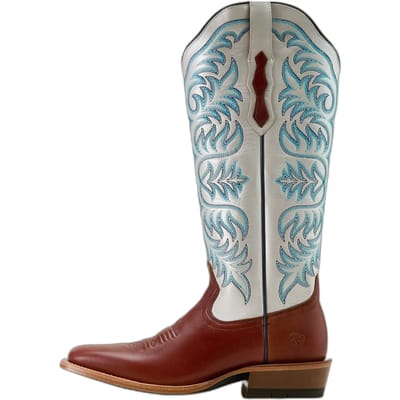 Leren westernlaarzen voor dames Ariat Futurity Blanche