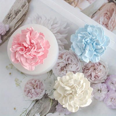 Kruidnagel Geurkaars Mal, 3D Siliconen Mal, Bloem Aromatherapie Gipsmal, Zeepmal, voor Doe-het-zelf Ambachtelijk Maken Gereedschap, Woondecoratie, Kamerdecoratie 7.2*3.2cm