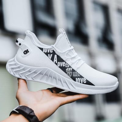 Heren Sneakers Outdoor Trendy Heren Trainers Casual Ademend Heren Hardloopschoenen Flats Sneakers Nieuw In Lente Zomer 39 gray