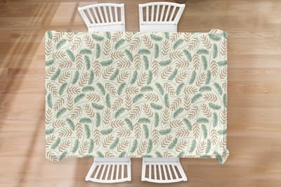 Kerst Tafelkleed - Kerstmis Decoratie - Tafellaken - Kerst - Patronen - Takken - 220x150 cm - Kerstmis Versiering - Tafeldecoratie Kerstmis - Kerstdecoratie tafel - Tafelversiering
