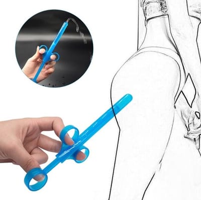 Homivae - Glijmiddel Injector – Hygiënische Applicator met Spuit – Voor Anaal & Vaginaal Gebruik – Herbruikbaar & Schoonmaken