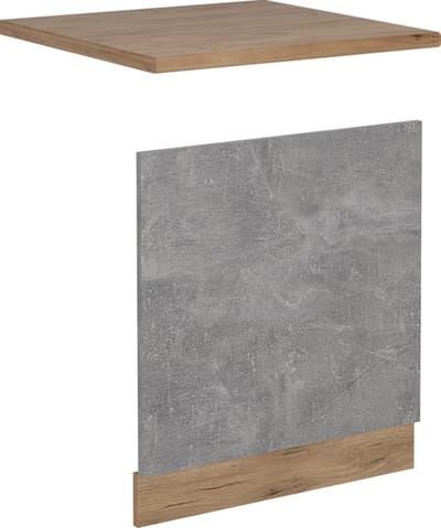 Vicco R-Line Voorpaneel vaatwasser – 60 cm, WB Eik Beton
