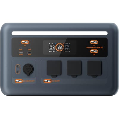 Blackview OSCAL PowerMax 1800W Draagbare Powerstation 1024Wh LFP Only energy storage zwart