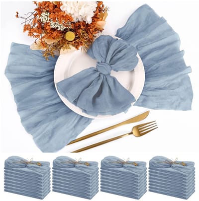 Dailygoods- Stofserveerdoeken 30 Stuks - Wasbaar - Grootverpakking 50cm - Servetten - Diner Servetten - Bruiloften/Feesten