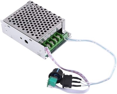 Snelheidsregelaar voor DC-motoren, 10V-50V, 40A met omkeerfunctie en compacte afmetingen voor efficiënt motorbeheer