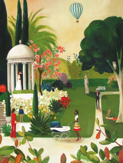 New York Puzzle Company Puzzel Fainting in the Botanical Garden - 1000 stukjes