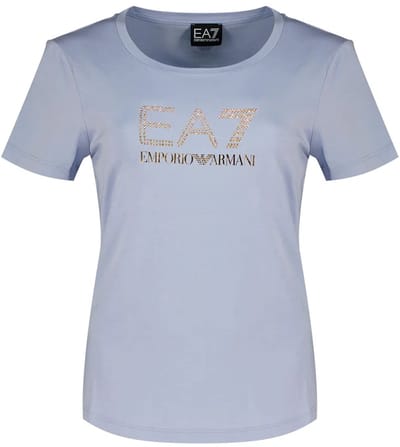 Ea7 Emporio Armani 8ntt67_tjdqz T-shirt Met Korte Mouwen Blauw XS Vrouw
