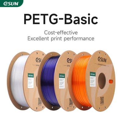 ESUN PETG-Basic 3KG 3D-printfilament 1,75 mm Dimensionale nauwkeurigheid +/- 0,03 mm 1KG/rol 3 rollen kartonnen spoel 3D-printmateriaal Snelle verzending