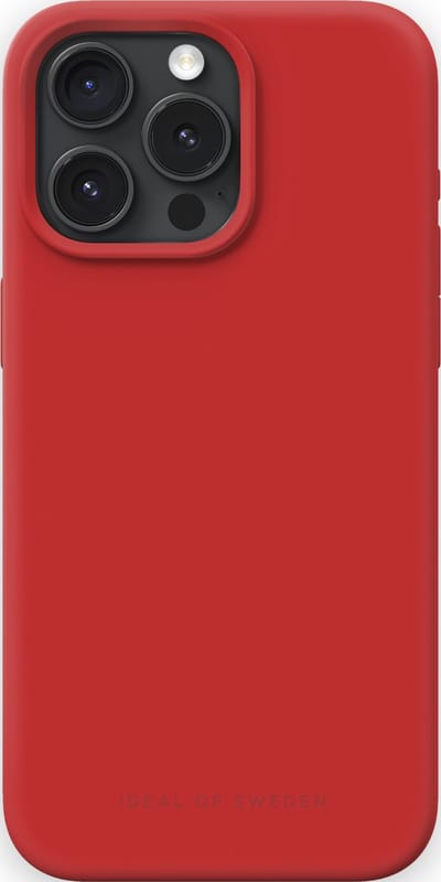 iDeal of Sweden Silicone Case MagSafe iPhone 15 Pro Max Red