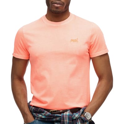 Superdry Essential Logo Emb Neon Shirt Heren - Maat M