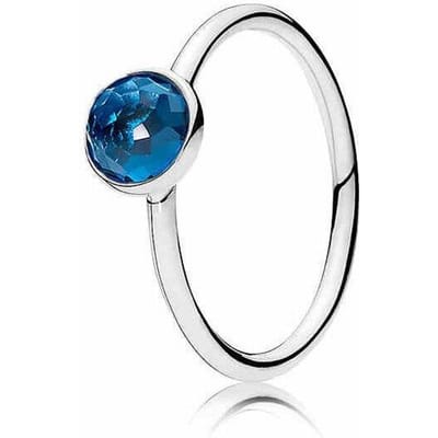 Originele 925 Sterling Zilveren Ring Maand Druppel met Kleurrijke Kristal voor Vrouwen Bruiloft Feest Cadeau Europa Mode Sieraden 9 white