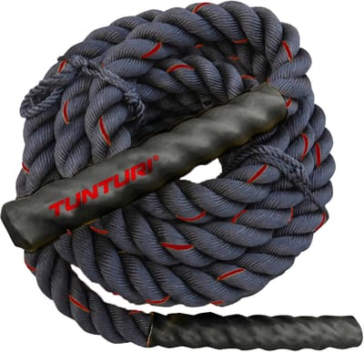 Tunturi Battle Rope - Fitness Rope - Functional Training Rope - Fitness touw - 15 meter - Incl. gratis fitness app
