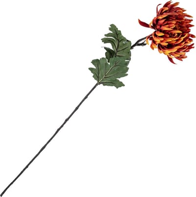 HomeBound by KY | Kunstbloem chrysant roest | 81cm | kunsttak