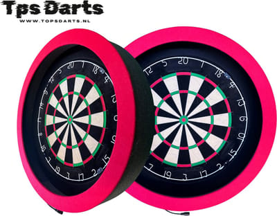 Tps Dartbord verlichting - Pure zwart-rood - Led Dartbord verlichting - Led surround dartbord verlichting- dartbord