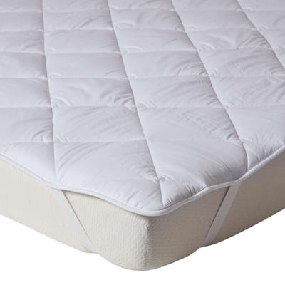 Homescapes Matras-topper – extra dik 500 gsm – katoen tijk – hoekelastiek – 90x200 cm