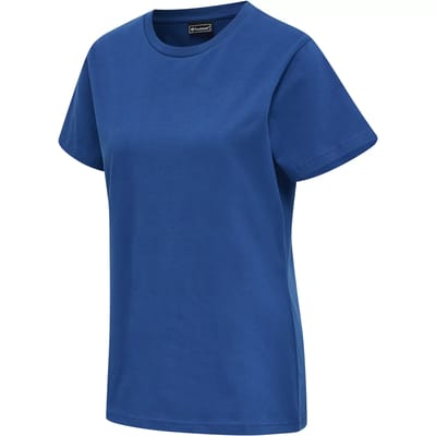 Hummel Red Heavy T-shirt Met Korte Mouwen Blauw M Vrouw