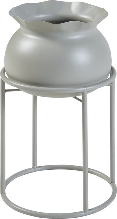 Plantenstandaard Assen 31,5x19,5 cm lichtgrijs [en.casa]
