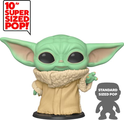 Beeldje Funko The Mandalorian Super Sized Pop Star Wars The Child