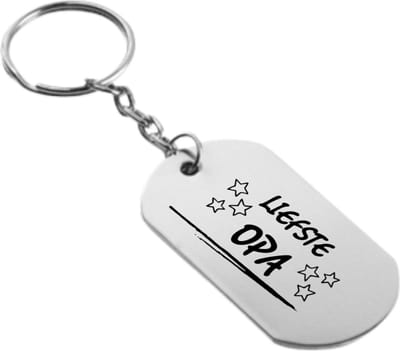 Akyol - liefste opa sleutelhanger - Opa - familie - cadeau - 54 x 29mm